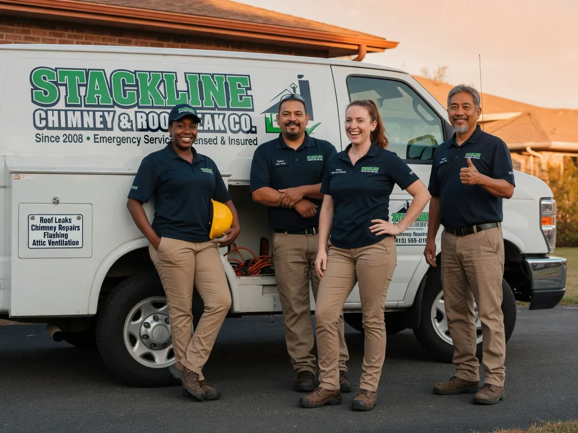 Chimney flashing repair company in Oakfield, ME